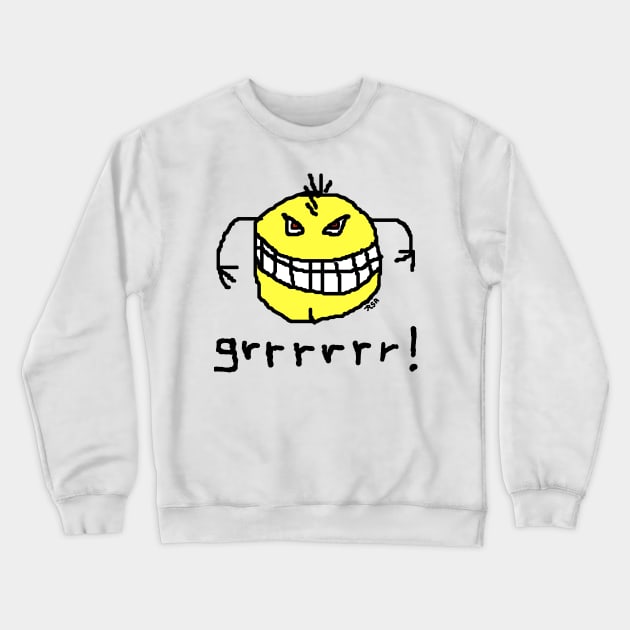 Grrrrrr! Crewneck Sweatshirt by RawSunArt